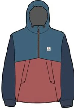 Dusk Recycelte Isolierjacke - Blauer Stahl