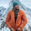 Dylan Recycelte Isolierte Jacke mit Reißverschluss - Gebranntes Orange