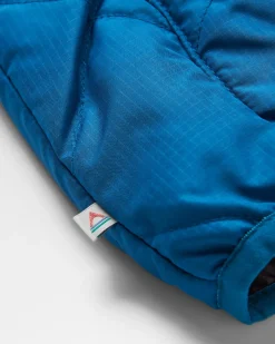 Dylan Recycelte Isolierte Jacke mit Reißverschluss - Gezeitenblau
