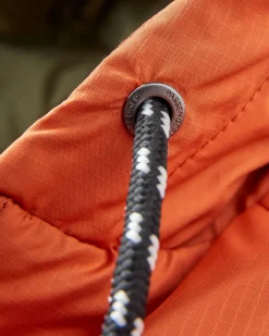 Dylan Recycelte Isolierte Jacke mit Reißverschluss - Gebranntes Orange