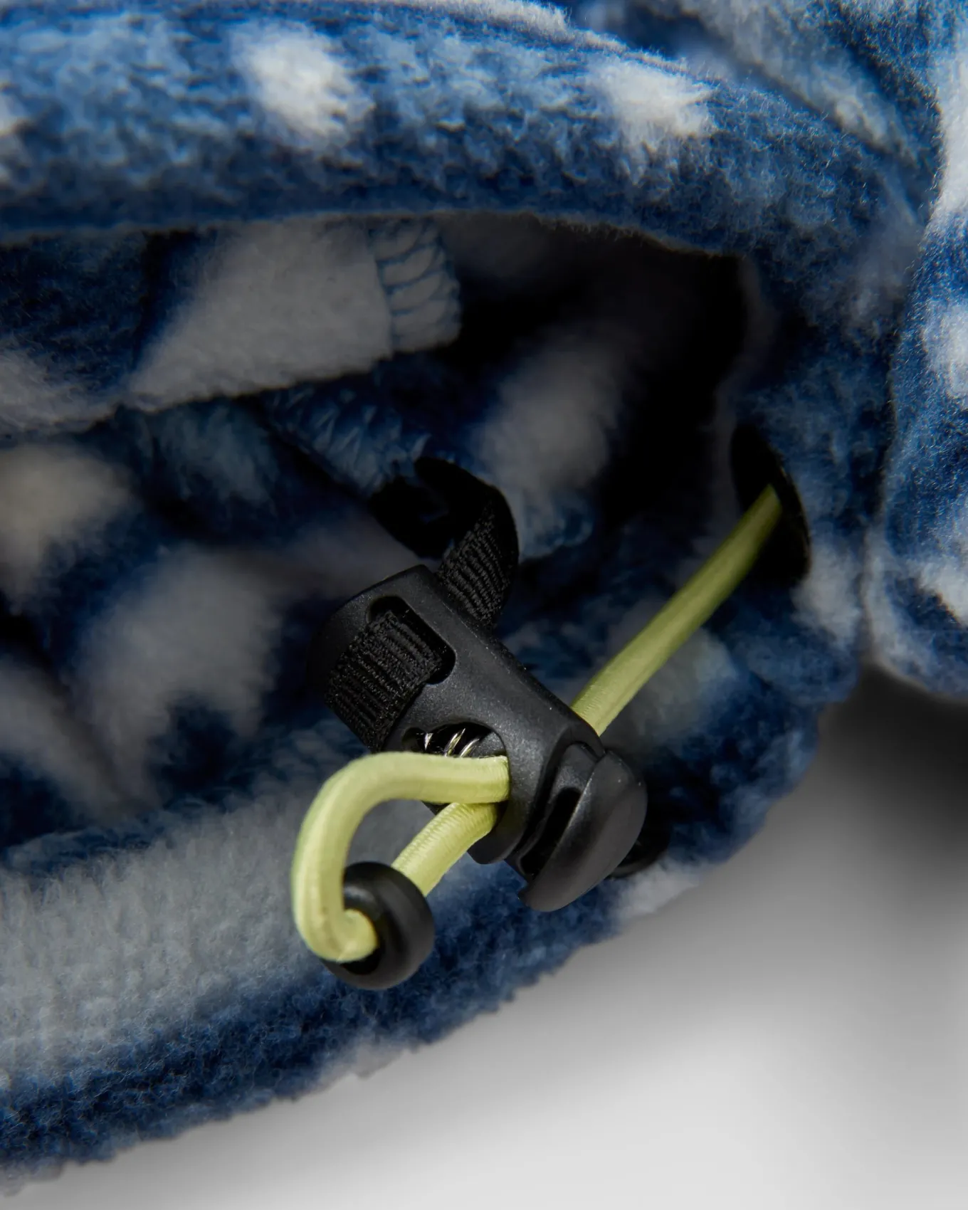Ebb Recyceltes Polarfleece - Berg Geo Grau Blau