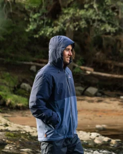 Eclipse isolierte wasserdichte Jacke - Tiefes Marineblau