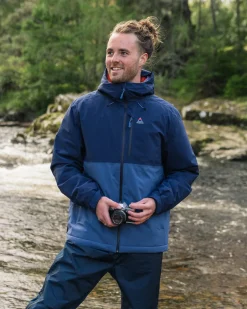 Eclipse isolierte wasserdichte Jacke - Tiefes Marineblau
