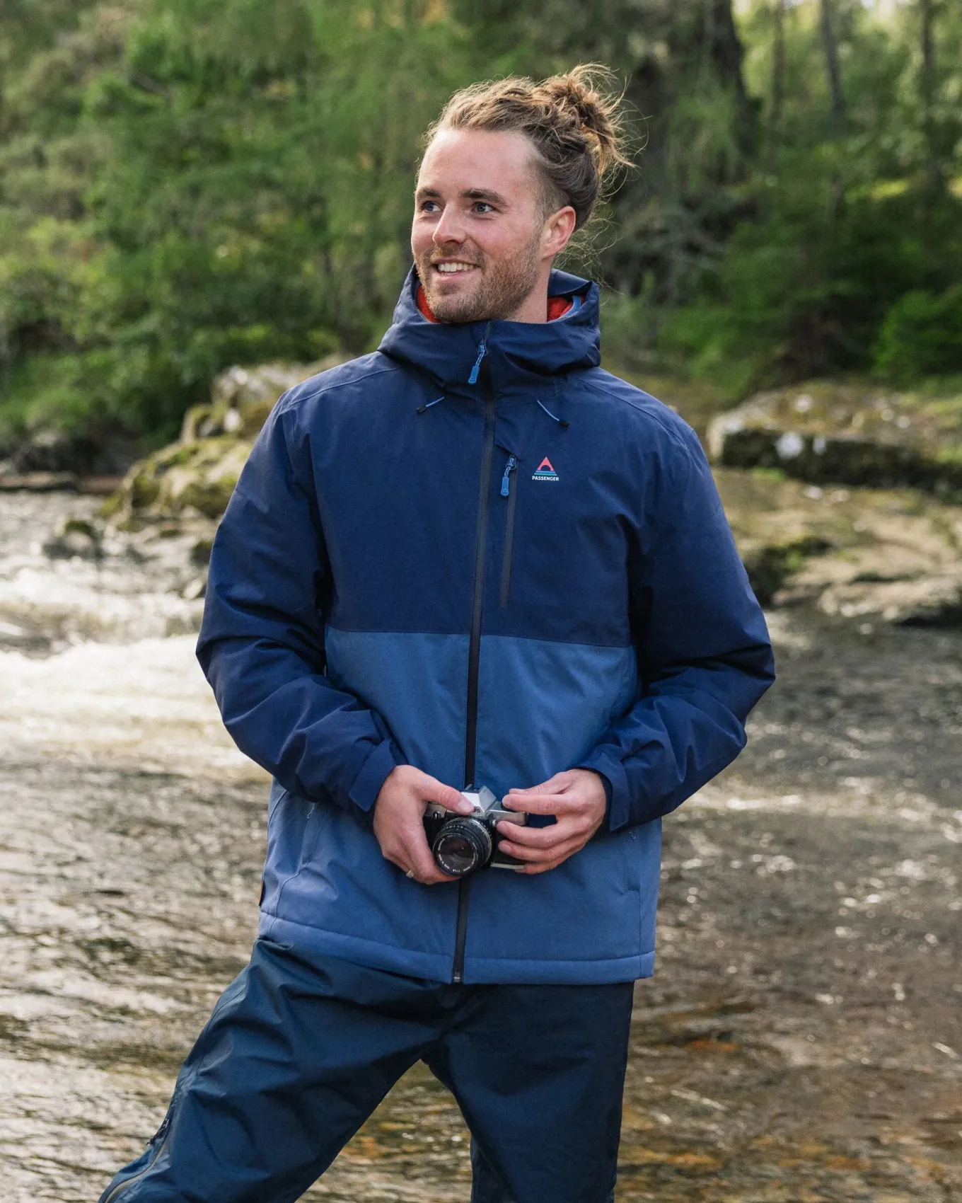 Eclipse isolierte wasserdichte Jacke - Tiefes Marineblau