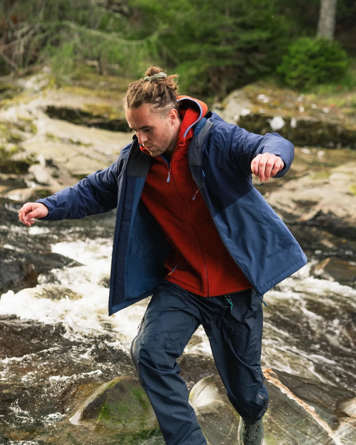 Eclipse isolierte wasserdichte Jacke - Tiefes Marineblau