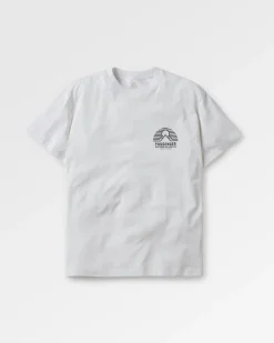 Elbio Recyceltes T-Shirt in entspannter Passform - Weiß