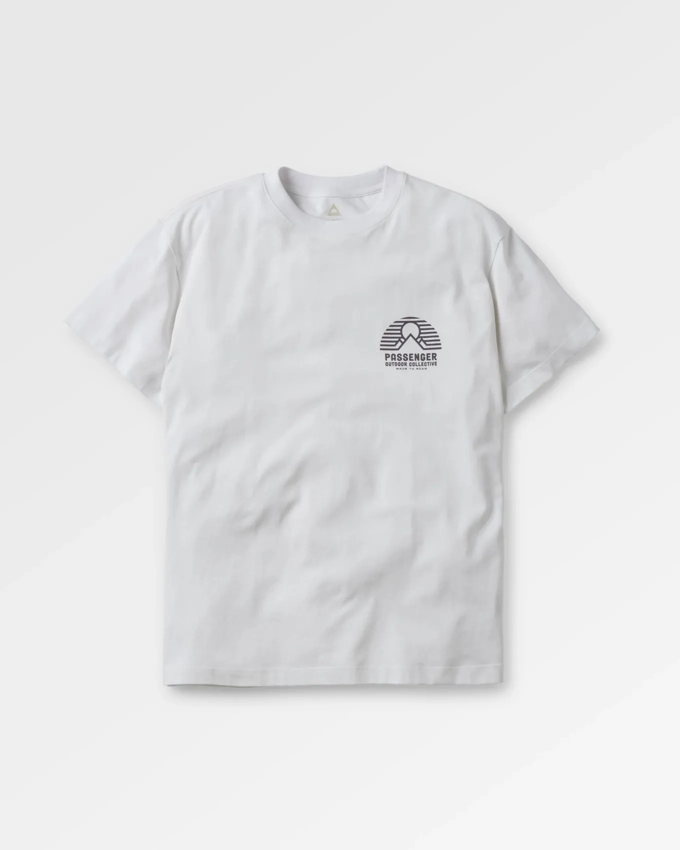 Elbio Recyceltes T-Shirt in entspannter Passform - Weiß
