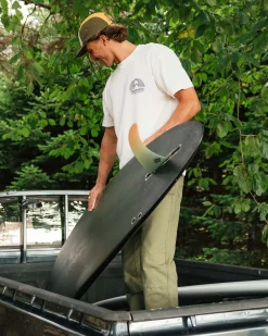 Elbio Recyceltes T-Shirt in entspannter Passform - Weiß