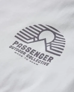 Elbio Recyceltes T-Shirt in entspannter Passform - Weiß