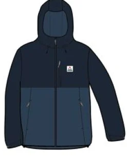 Elevate isolierte wasserdichte Jacke - Tiefes Marineblau