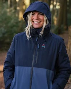 Elevate isolierte wasserdichte Jacke - Tiefes Marineblau