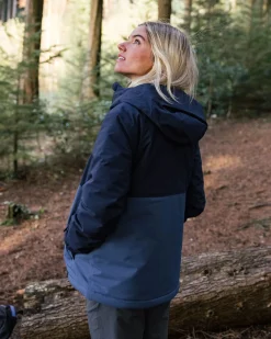 Elevate isolierte wasserdichte Jacke - Tiefes Marineblau