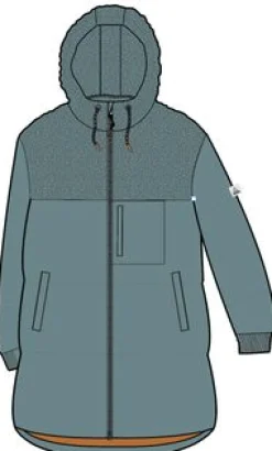 Elowen Kapuzenjacke aus recyceltem Isoliermaterial - Arktis