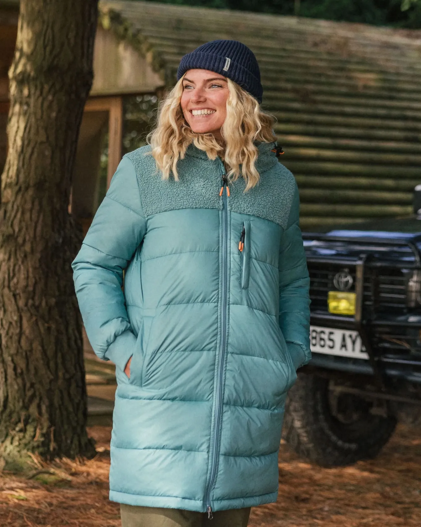 Elowen Kapuzenjacke aus recyceltem Isoliermaterial - Arktis