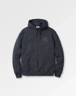 Escapism Recycelter Baumwoll-Kapuzenpullover - Schwarz