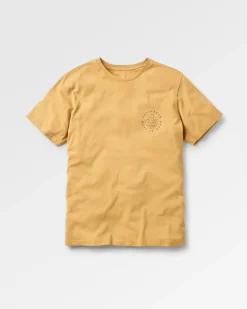 Escapism Recyceltes Baumwoll-T-Shirt - Senfgold