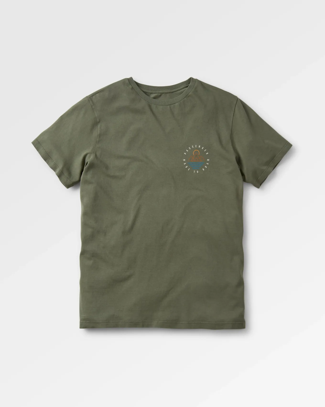 Escapism Recyceltes Baumwoll-T-Shirt - Staubige Olive