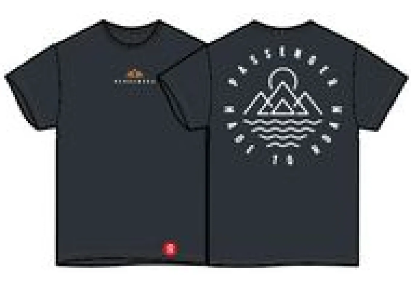 Escapism Recyceltes Baumwoll-T-Shirt - Schwarz