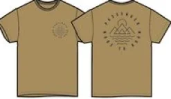 Escapism Recyceltes Baumwoll-T-Shirt - Senfgold