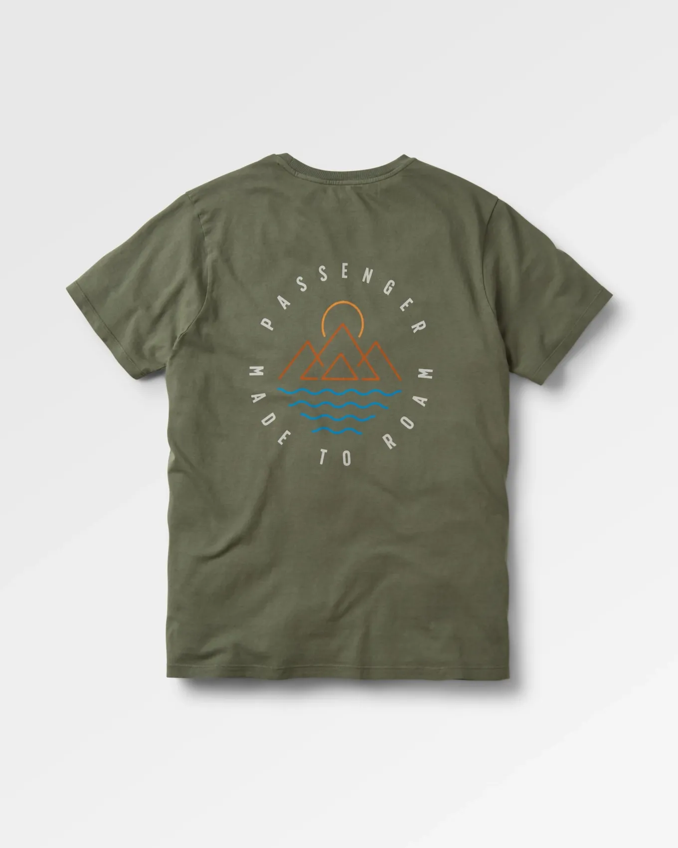 Escapism Recyceltes Baumwoll-T-Shirt - Staubige Olive