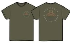 Escapism Recyceltes Baumwoll-T-Shirt - Staubige Olive