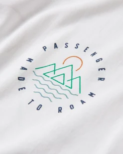 Escapism Recyceltes Langarm-T-Shirt - Weiß