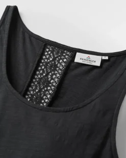 Eva Recycelter Baumwolle Jumpsuit - Schwarz