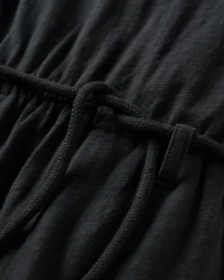 Eva Recycelter Baumwolle Jumpsuit - Schwarz