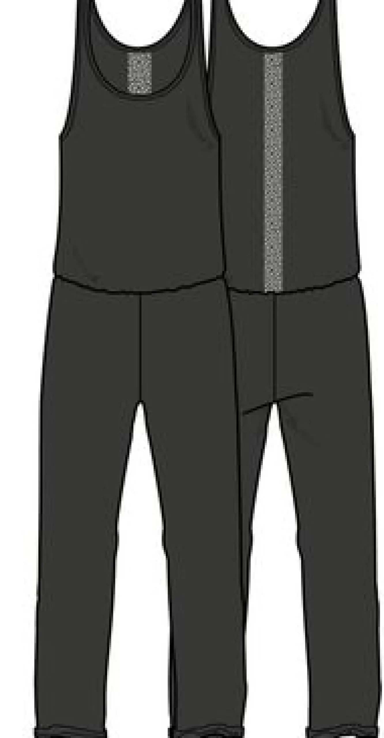 Eva Recycelter Baumwolle Jumpsuit - Schwarz