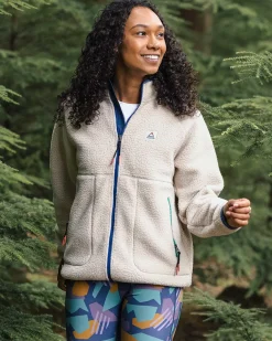 Fairbanks 2.0 Full Zip Recyceltes Sherpa-Fleece - Hafermehl
