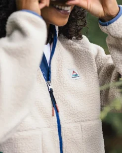 Fairbanks 2.0 Full Zip Recyceltes Sherpa-Fleece - Hafermehl