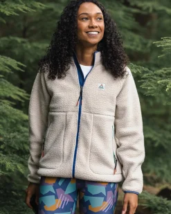 Fairbanks 2.0 Full Zip Recyceltes Sherpa-Fleece - Hafermehl