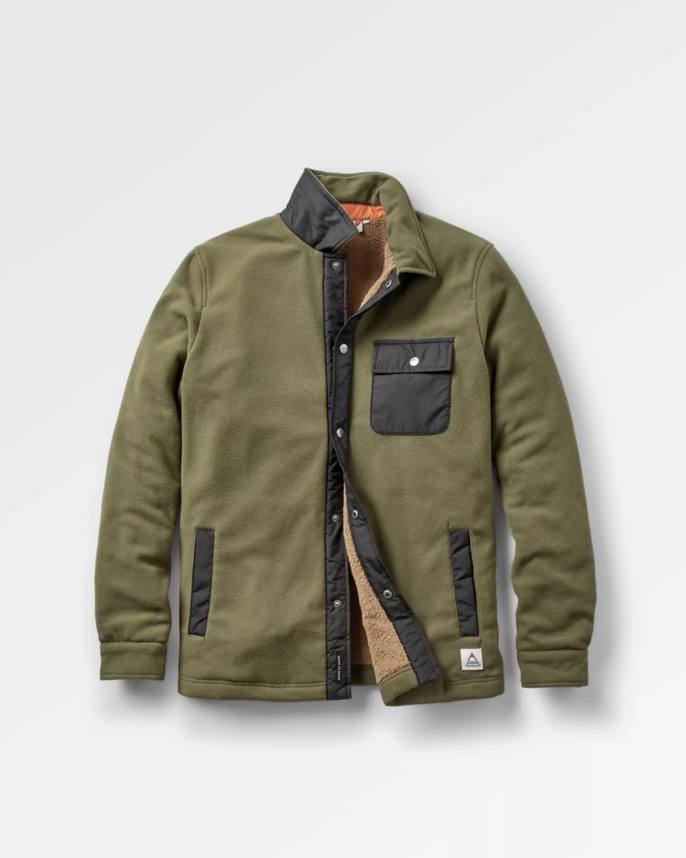 Firelight Sherpa gefüttertes Overshirt - Khaki
