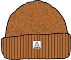 Fireside Recycelter Zopfmuster-Beanie - Sonnenaufgang Orange