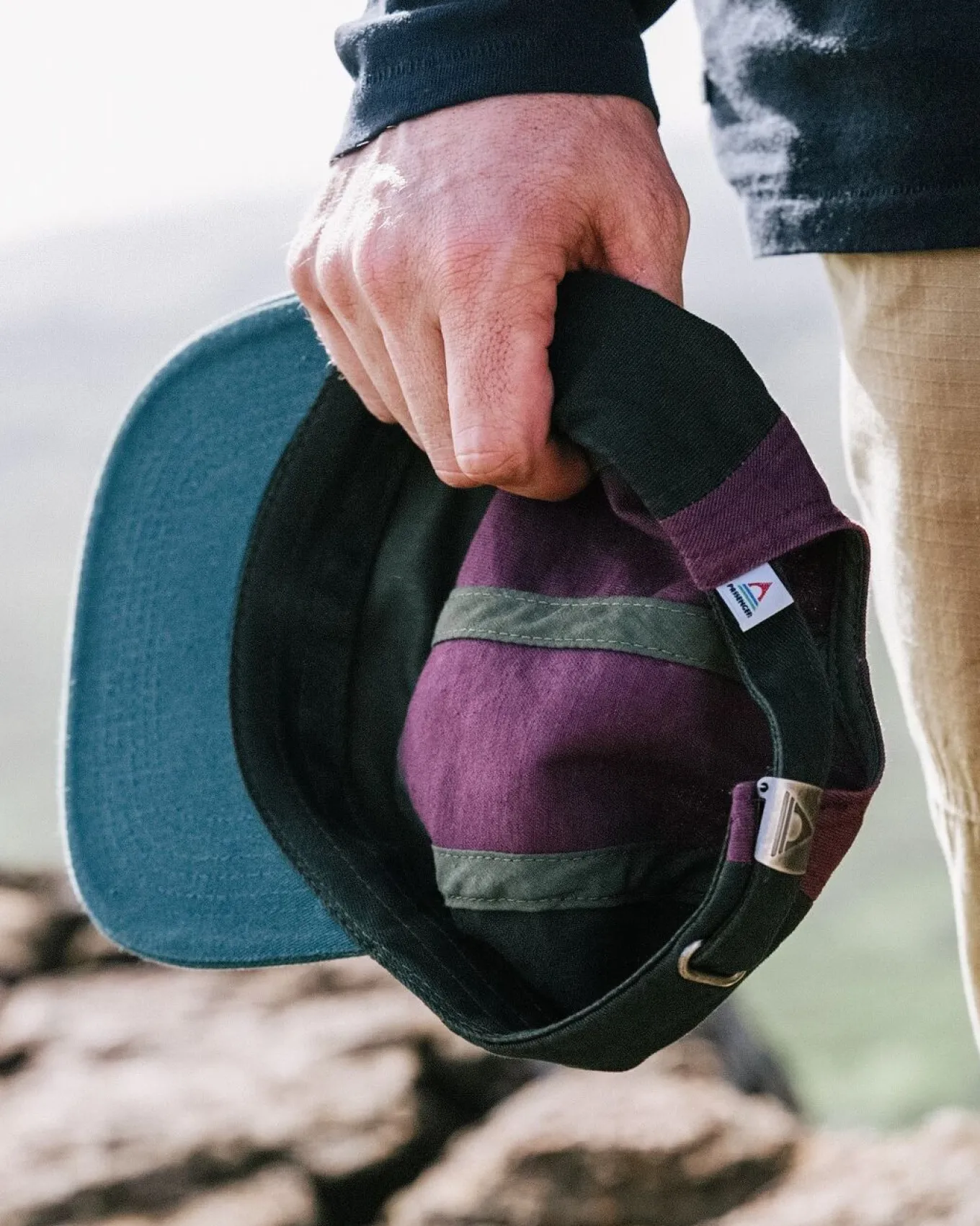 Fixie Recycelte 5 Panel Kappe - Traube Multi