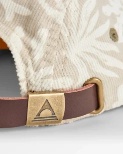 Fixie Recycelte Cord 5-Panel Kappe - Goldene Gewürz/ Seegras Kieselgrau