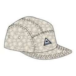 Fixie Recycelte Cord 5-Panel Kappe - Goldene Gewürz/ Seegras Kieselgrau