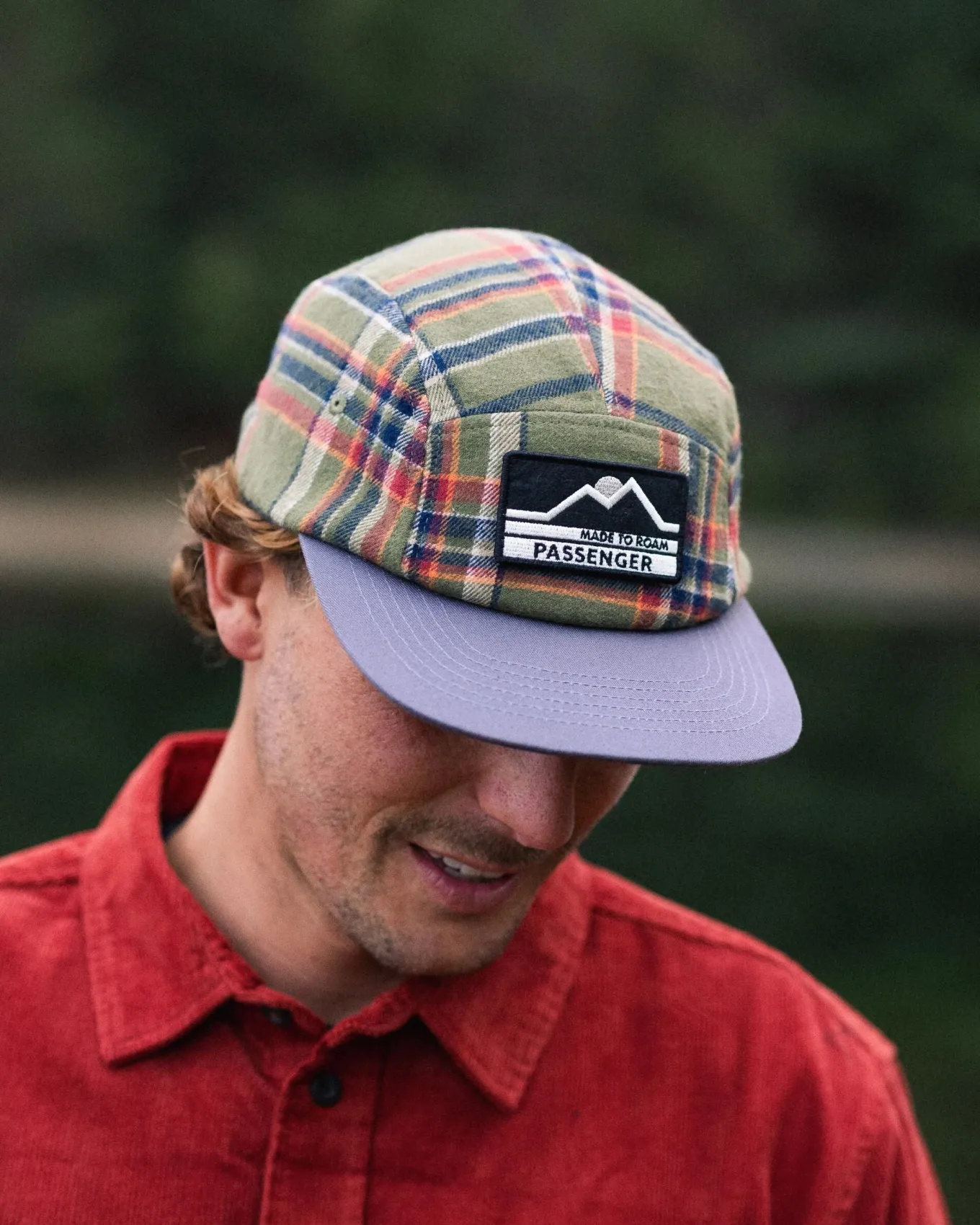 Fixie Recyceltes Flanell 5-Panel-Cap - Khaki-Karo