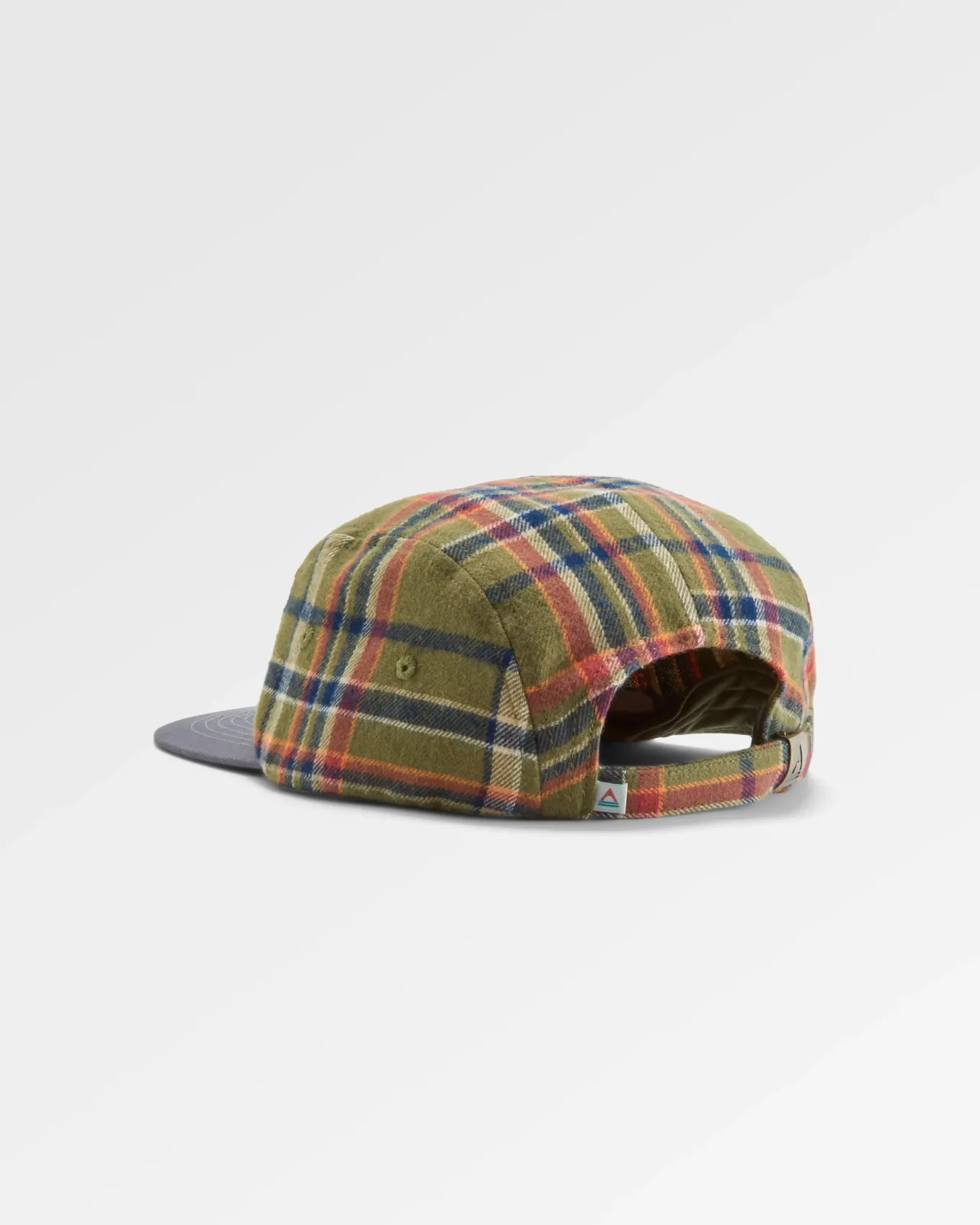 Fixie Recyceltes Flanell 5-Panel-Cap - Khaki-Karo