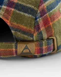 Fixie Recyceltes Flanell 5-Panel-Cap - Khaki-Karo