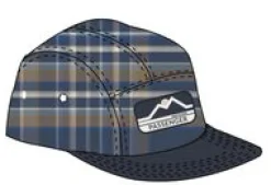 Fixie Recyceltes Flanell 5-Panel-Cap - Khaki-Karo