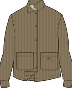 Flint Cord-Overshirt - Biskuit