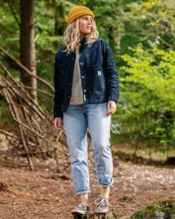 Flint Cord-Overshirt - Tiefes Marineblau