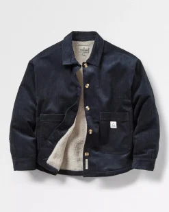 Flint Cord-Overshirt - Tiefes Marineblau