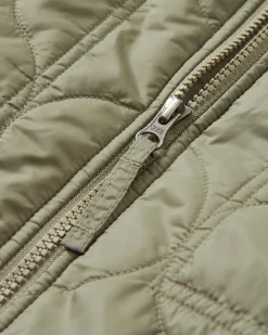 Flora 2.0 langer recycelter isolierter Parka - Staubige Olive