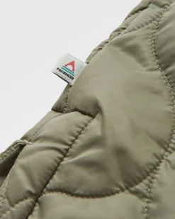 Flora 2.0 langer recycelter isolierter Parka - Staubige Olive