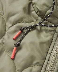 Flora 2.0 langer recycelter isolierter Parka - Staubige Olive