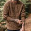 Fog Recycelter Gestrickter Pullover - Staubiges Ocker