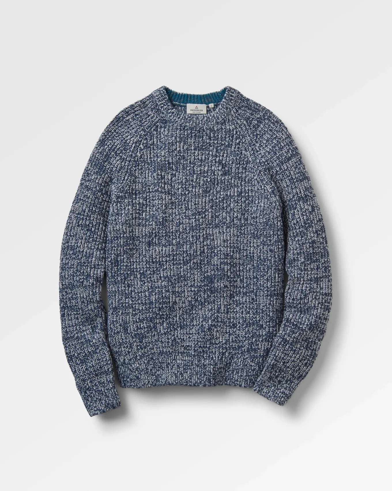 Fog Recycelter Gestrickter Pullover - Graumeliert