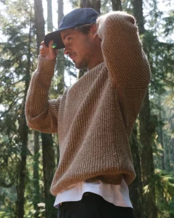 Fog Recycelter Gestrickter Pullover - Stein